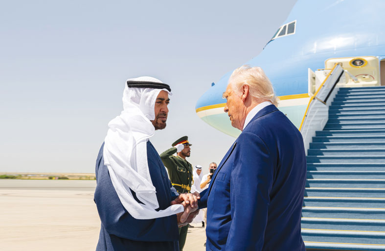 ترامب: الإمارات شعب رائع.. وقائد عظيم 