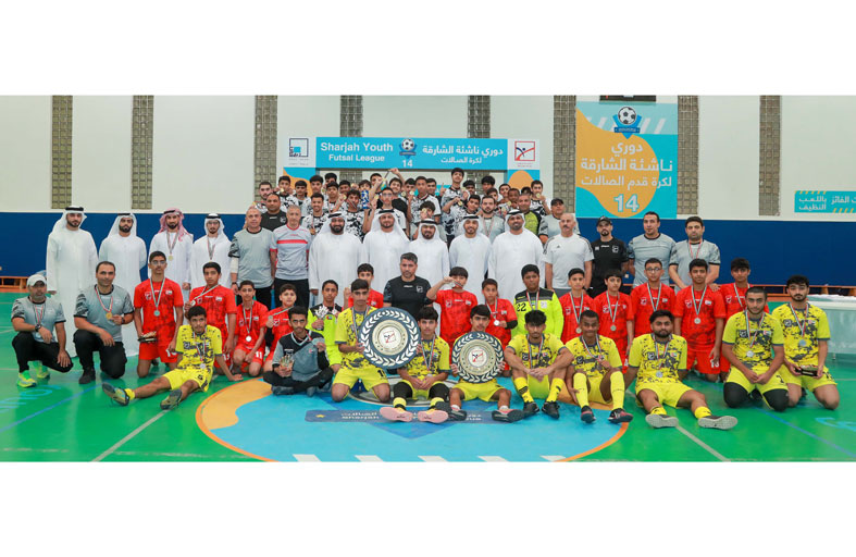 «فريقا واسط» يُتوّجان بدرع دوري ناشئة الشارقة لكرة قدم الصالات الـ 14