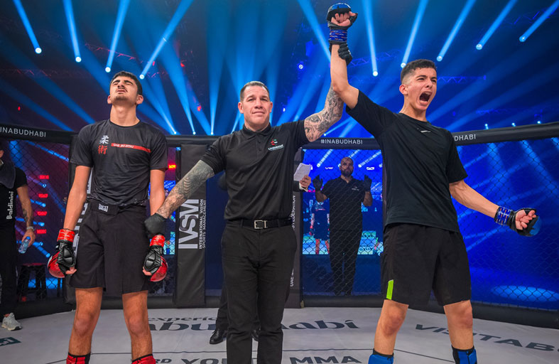 انطلاقة قوية للبطولة الثالثة للفنون القتالية المختلطة للناشئين 