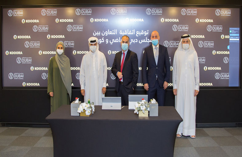 اتفاقية تعاون بين مجلس دبي الرياضي و «موقع كووورة»