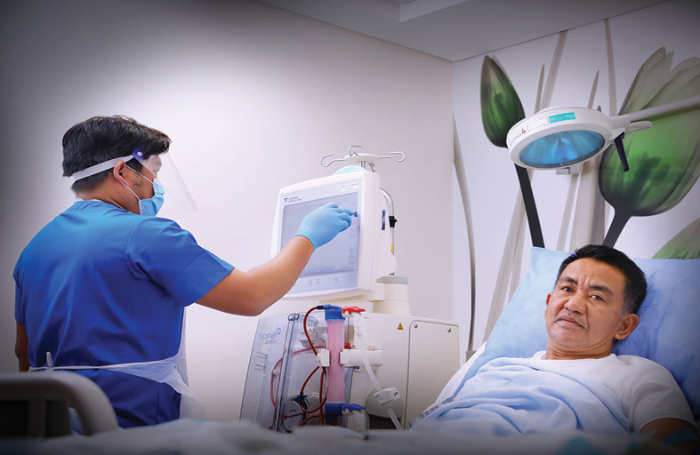 تحمّل الجسم لغسيل الكلى بشكل أفضل نظراً لبُطء العملية وتحسّن مستوى الطاقة عند بعض المرضى 