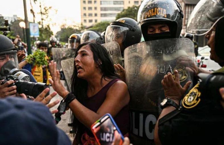 صدامات بين متظاهرين وقوات الأمن في البيرو