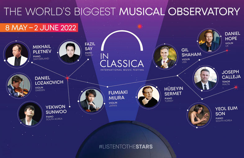 مهرجان  الموسيقى الكلاسيكية العالمي إنكلاسيكا الشهير  يعود إلى دبي لعام 2022