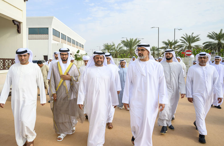 ولي عهد أبوظبي يحضر حفل استقبال بمناسبة زفاف ثاني محمد الرميثي 