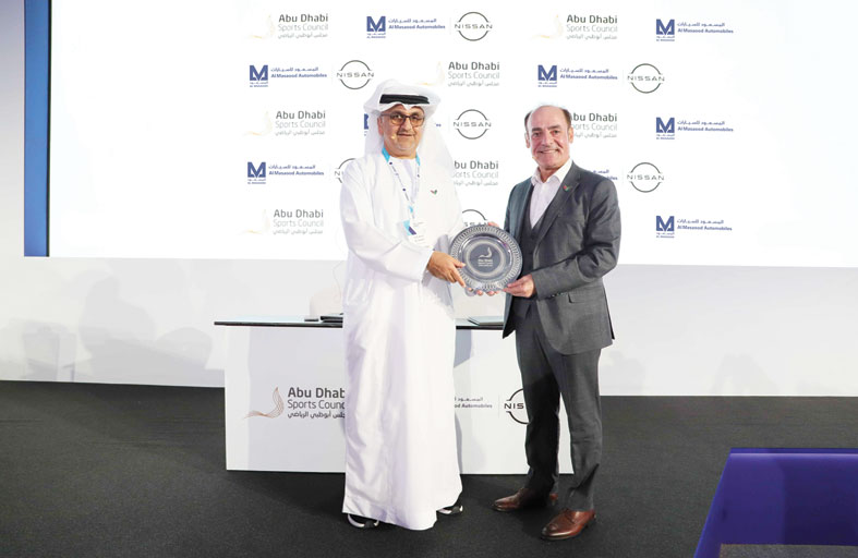 مجلس أبوظبي الرياضي والمسعود للسيارات يجددان شراكتهما الاستراتيجية 