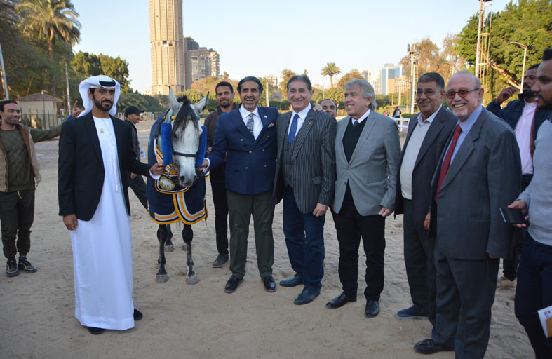 الجواد «جوهر سعفان» يحتفظ بلقب كأس رئيس الدولة للخيول العربية في مصر