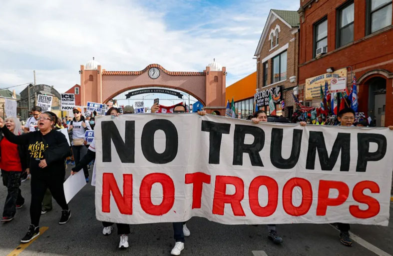 القضاء الأميركي يوقف نشر الحرس الوطني في بورتلاند وشيكاغو 