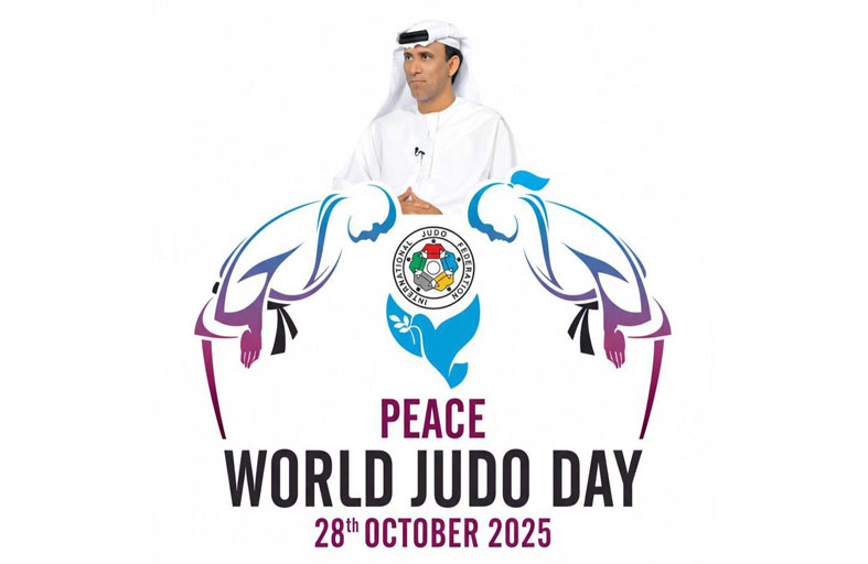 محمد بن ثعلوب يهنئ «عائلة الجودو» باليوم العالمي للسلام