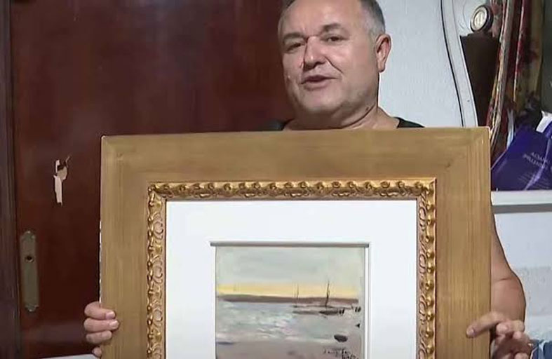 يعثر على لوحة بـ 170 ألف  دولار «ملقاة في الشارع