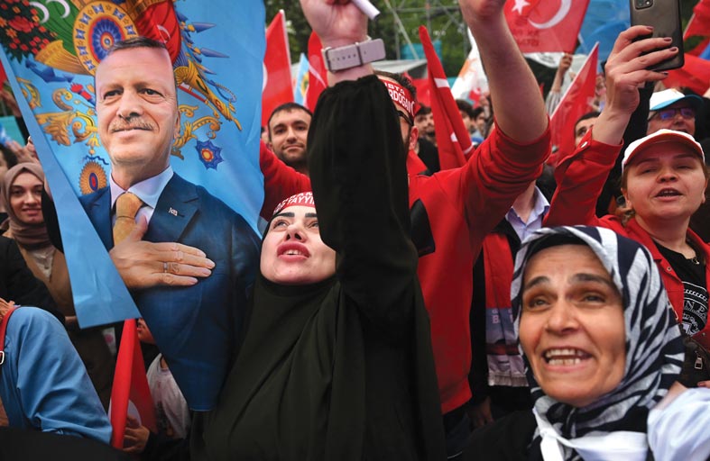 إردوغان يعلن فوزه في الانتخابات الرئاسية إردوغان يعلن فوزه في الانتخابات الرئاسية في