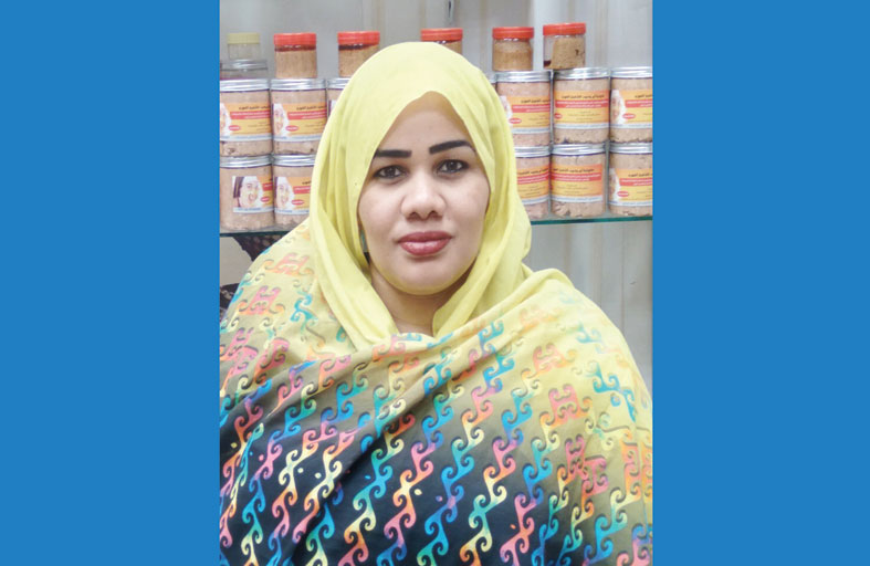 الصمغ العربي من المعروضات السودانية في القرية العالمية  