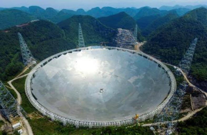 تلسكوب صيني يبحث عن مخلوقات الفضاء
