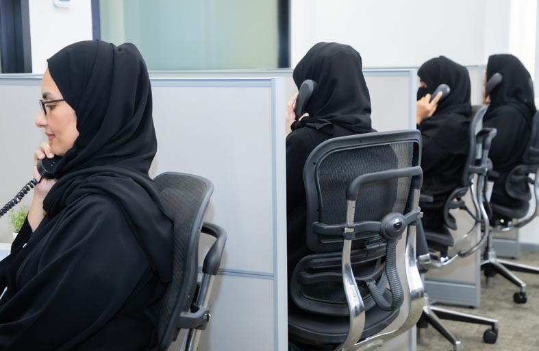 مركز الاتصال في محاكم دبي يستقبل قرابة «105» ألف مكالمة خلال عام 2022 