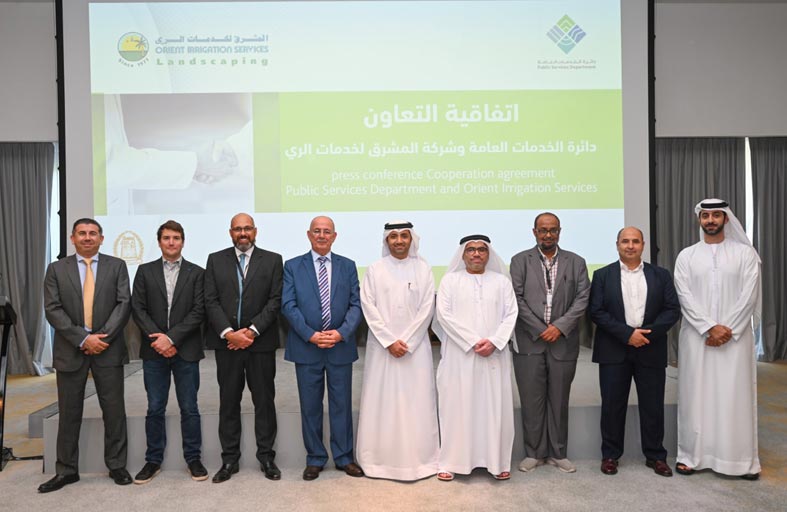دائرة الخدمات برأس الخيمة والمشرق  لخدمات الري تتعاونان في المجال الزراعي