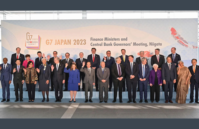 اجتماعٌ مُوَسعٌ للجنة المالية لمجموعة السبع استجابةً للأزمة الجيوسياسية الدولية 