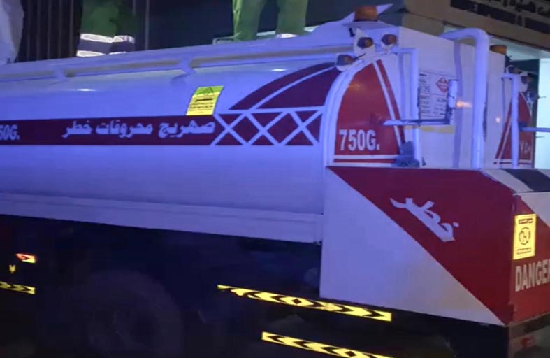 مرصاد شرطة أبوظبي يضبط 750 كيلوغرام من «النسوار » في صهريج
