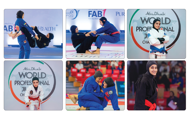بنات الإمارات يرفعن سقف التوقعات قبيل المشاركة في النسخة (15) من بطولة أبوظبي العالمية لمحترفي الجوجيتسو
