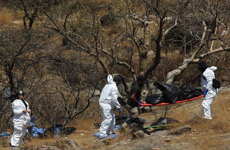 العثور على 45 حقيبة بها أشلاء بشرية