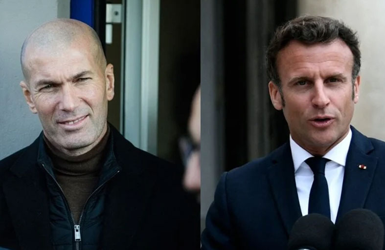 ماكرون يوافق على تعيين زيدان مدرباً لـ «الديوك»