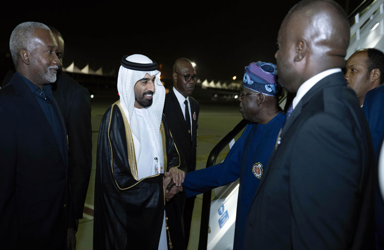 رئيس نيجيريا يصل إلى البلاد للمشاركة في COP28