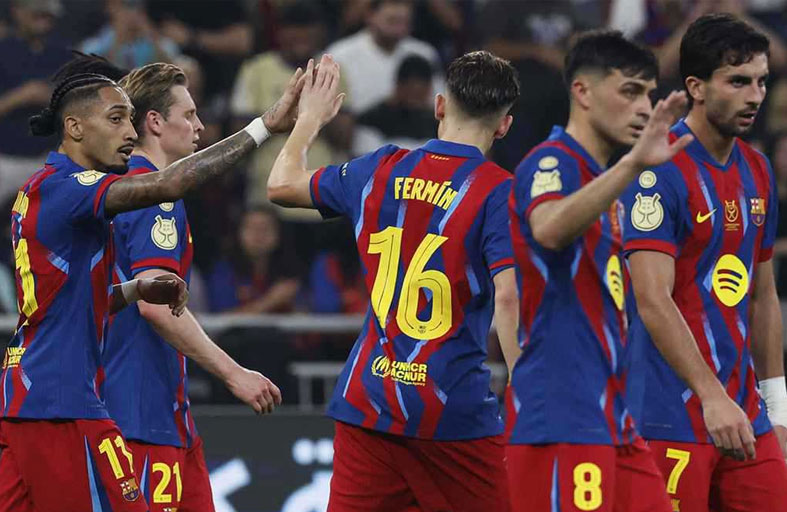 أرعبوا ريال مدريد وأتلتيكو.. أفضل 5 نجوم في برشلونة أمام بلباو