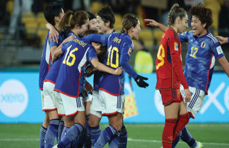 اليابان تسحق إسبانيا في مونديال السيدات