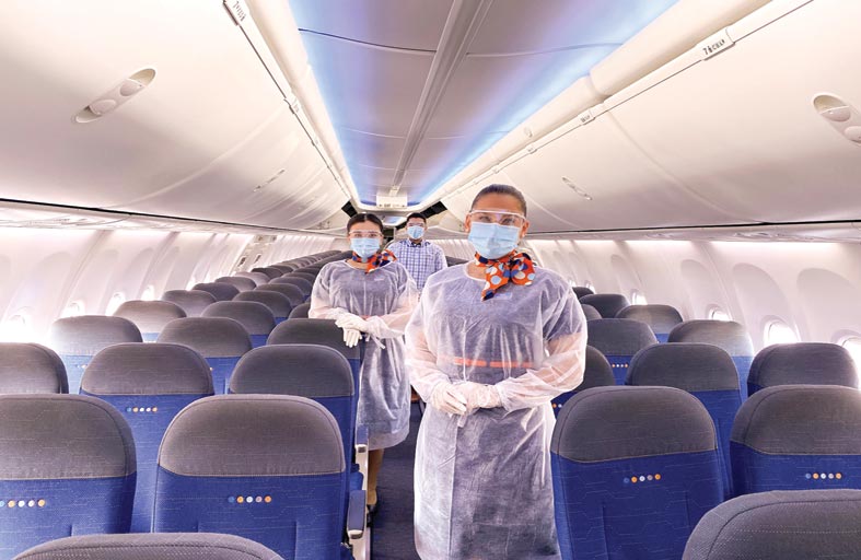 فلاي دبي تستخدم أحدث التقنيات من ASD لتتبع أغطية مقاعد الطائرات وتنظيفها