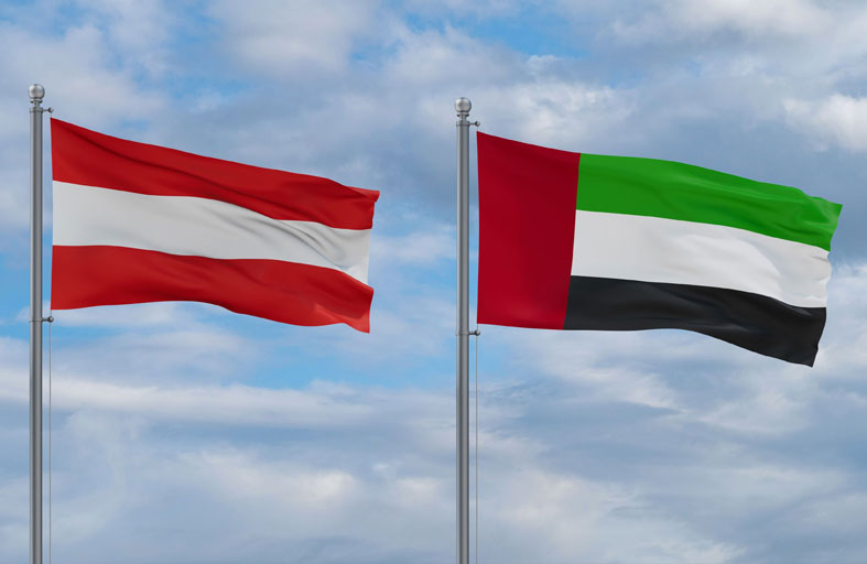 بيان مشترك بمناسبة زيارة مستشار النمسا إلى الإمارات 