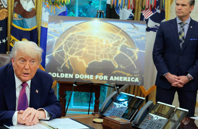 «الرادار العملاق».. أمريكا تكشف عن خطوتها الأولى لبناء «القبة الذهبية»