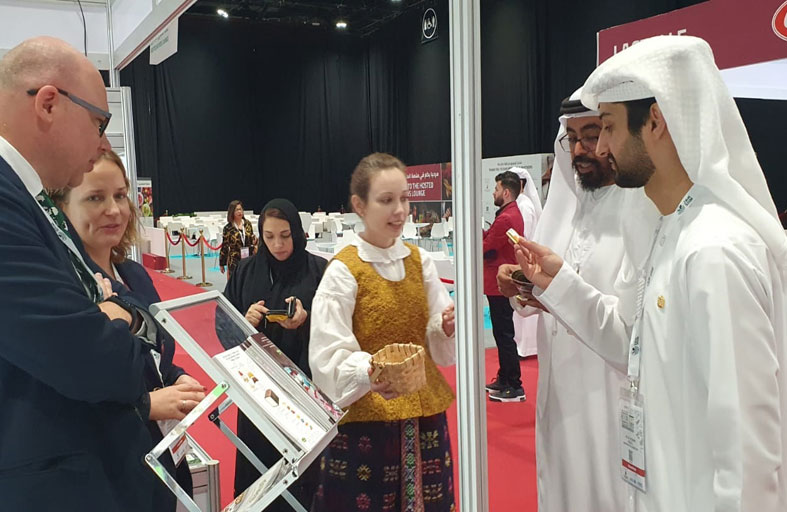 إقبال كبير على جناح ليتوانيا في معرض أبوظبي الدولي للأغذية 