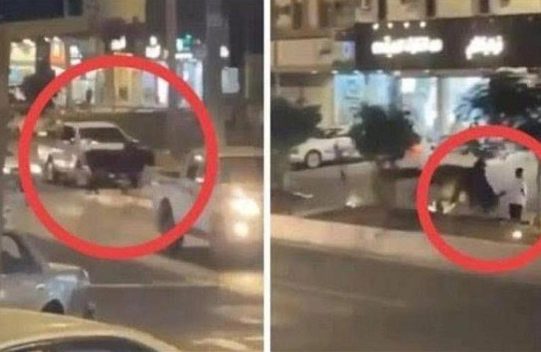 هروب ثور في شوارع السعودية 