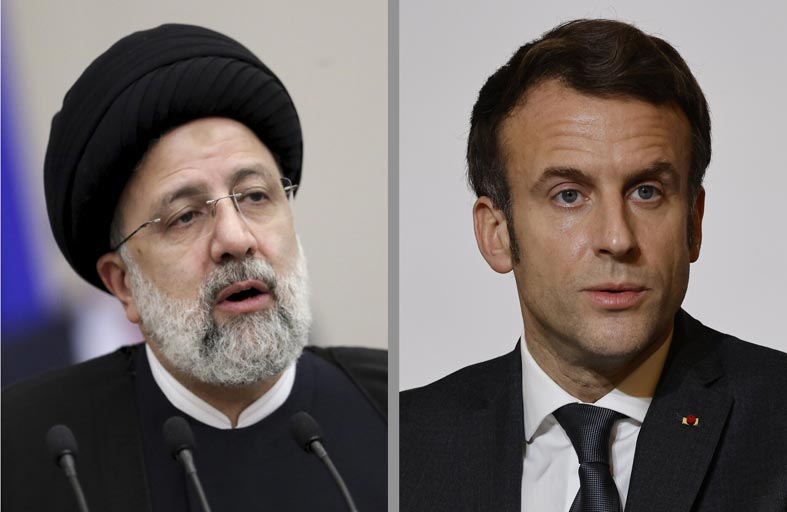 ماكرون يحدد شرطاً لإحياء الاتفاق النووي الإيراني