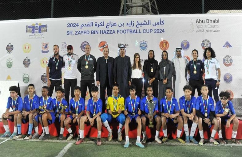 «أبوظبي الرياضي» يفوز بكأس زايد بن هزاع الدولية لناشئي كرة القدم
