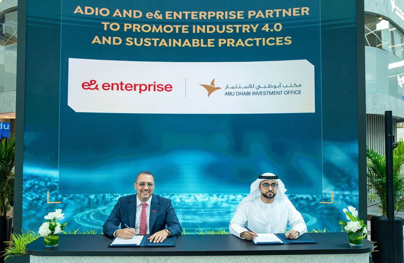 شراكة بين «أبوظبي للاستثمار» و»إي آند إنتربرايز» لتسريع التحوّل الرقمي في القطاع الصناعي بالإمارة