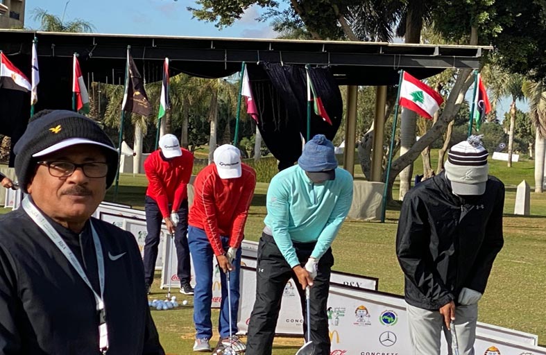 الإمارات رابعاً في انطلاق عربية الجولف بالقاهرة 