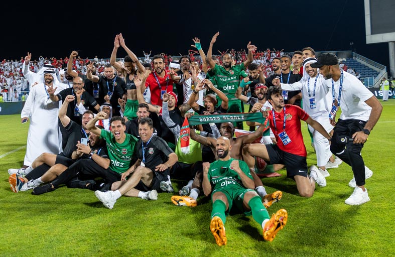 دوري أدنوك للمحترفين .. شباب الأهلي يعانق اللقب والبطائح ودبا يحتفظان بفرصة البقاء