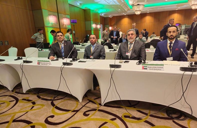 شرطة أبوظبي تشارك في الاجتماع الدولي لمنظمة فحص جودة الأسلحة والذخائر بالمجر