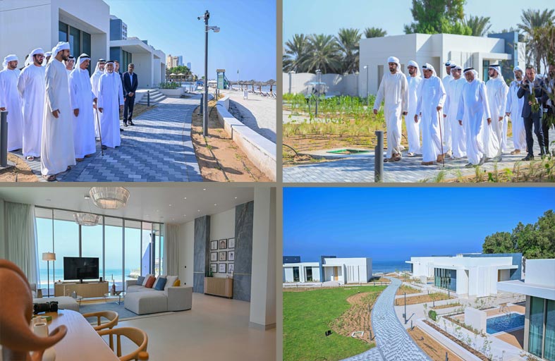 حميد بن راشد يتفقد مشروع توسعات فندق عجمان