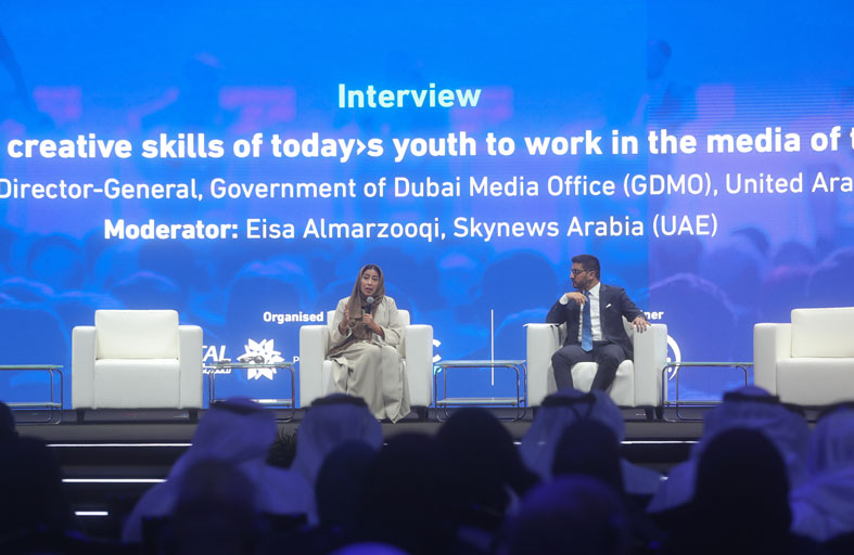 منى المري في الكونجرس العالمي للإعلام : الإمارات تصدر المبادرات الملهمة إلى العالم 