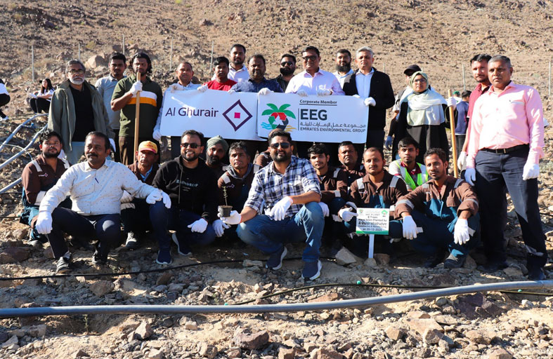 مجموعة عمل الإمارات للبيئة تختتم «عام المجتمع» بزراعة 3,791 شتلة لأشجار محلية في رأس الخيمة