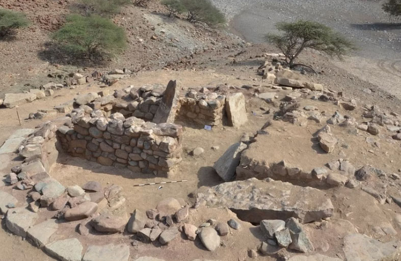 اكتشاف أثري مميز في صحم العمانية