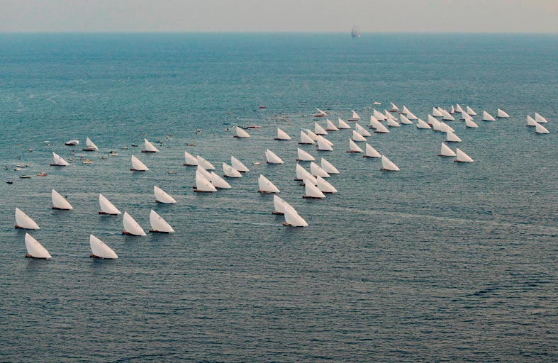 برعاية حمدان بن زايد.. انطلاق سباق دلما التاريخي السادس اليوم بمشاركة أكثر من 3000 بحار