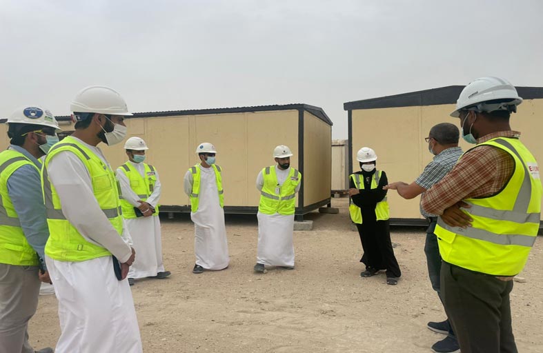 بلدية مدينة أبوظبي تنظم حملة على مواقع البناء والإنشاء للتأكد من تطبيق معايير السلامة