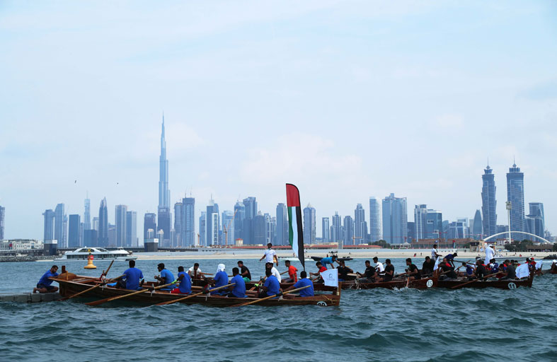 إعلان القوارب المشاركة في كأس آل مكتوم للتجديف
