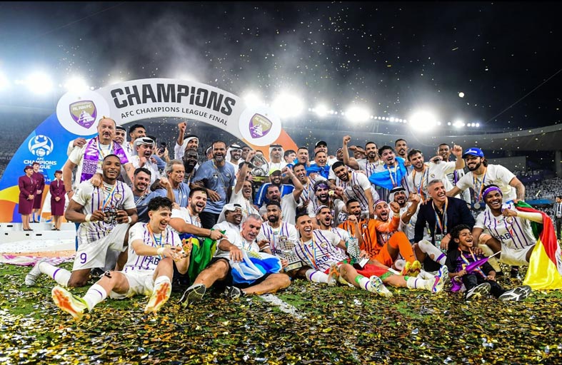«الآسيوي» لكرة القدم: العين أكمل قصته مع دوري الأبطال في موسم النجوم العالميين