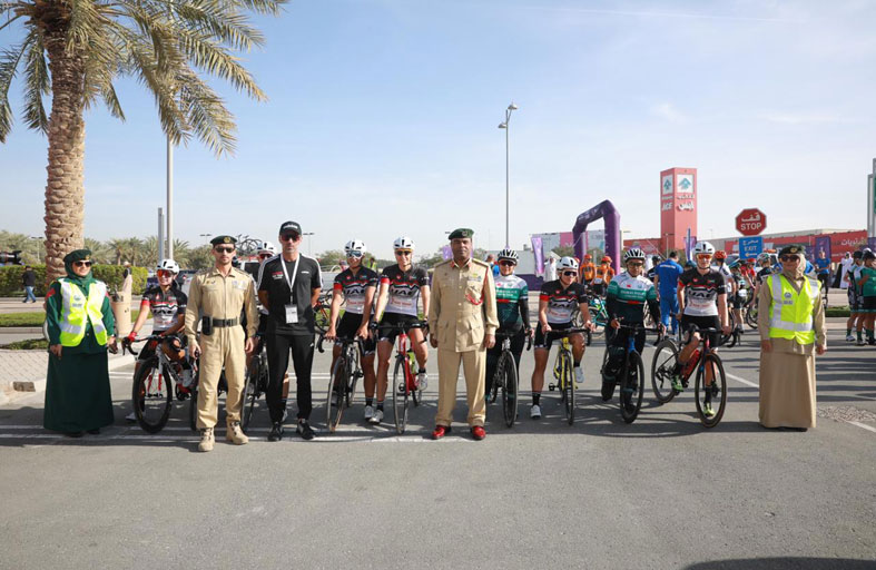 شرطة دبي تؤمن طواف دبي النسائي 2020