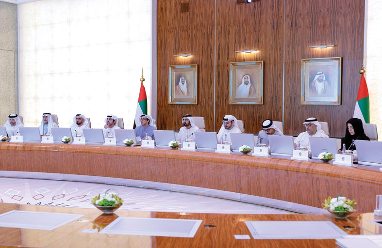 مجلس الوزراء برئاسة محمد بن راشد يعتمد الأجندة الوطنية للشباب 2031 ومنح الإقامة الزرقاء للمختصين في مجال الاستدامة 