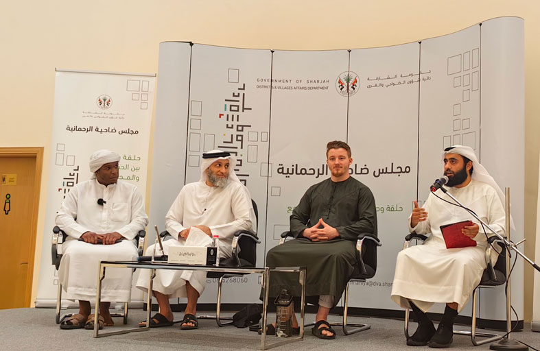 في أولى فعاليات أمسيات مجلس ضاحية الرحمانية الرمضانية بيان محاسن الإسلام في لقاء حواري «كيف أسلمت»