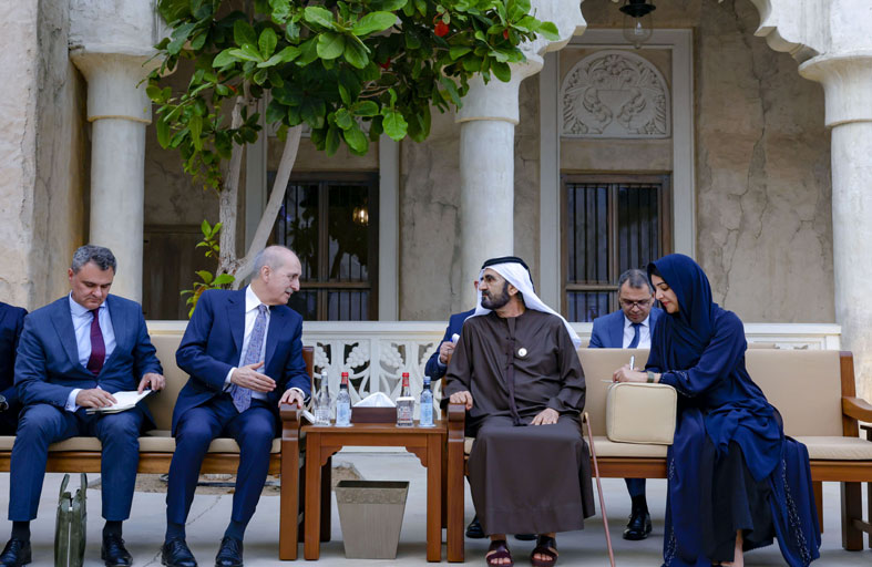 محمد بن راشد يستقبل رئيس مجلس الأمة التركي ويلتقي جمعاً من أعيان البلاد ورؤساء ومديري الدوائر والهيئات والمؤسسات 