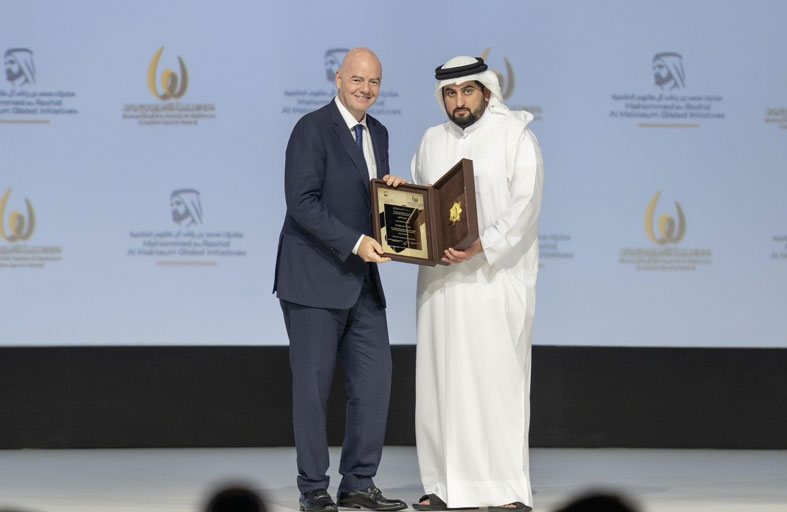 فيفا: جائزة محمد بن راشد للإبداع الرياضي التكريم الأرفع شأنا للشخصيات ‏الرائدة